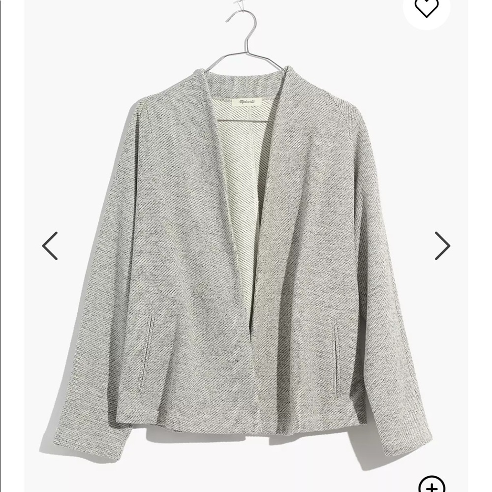 Madewell terry swing jacket
